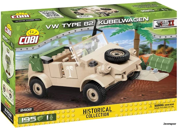 2402 Cobi Bouw Sets VW Kübelwagen Type 82 1 2402 Cobi Bouw Sets VW Kübelwagen Type 82