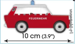 24555 Cobi Bouw Sets Trabant 601 Universal Feuerwehr -Modelfiguren Verkoop 2024 CO24555 3