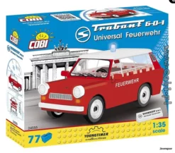 24555 Cobi Bouw Sets Trabant 601 Universal Feuerwehr -Modelfiguren Verkoop 2024 CO24555 5