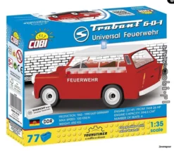 24555 Cobi Bouw Sets Trabant 601 Universal Feuerwehr -Modelfiguren Verkoop 2024 CO24555 6