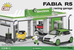 24580 Cobi Bouw Sets Skoda Fabia R5 Racing Garage