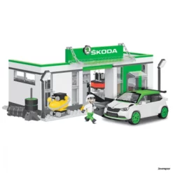 24580 Cobi Bouw Sets Skoda Fabia R5 Racing Garage -Modelfiguren Verkoop 2024 CO24580 2