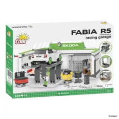 24580 Cobi Bouw Sets Skoda Fabia R5 Racing Garage -Modelfiguren Verkoop 2024 CO24580 3