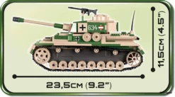 2508A Cobi Bouw Sets Cobi Small Army WW2 2508 – Panzer IV Ausf -Modelfiguren Verkoop 2024 CO2508A 4