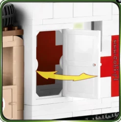 2518 Cobi Bouw Sets Ford V3000S Maultier Ambulance -Modelfiguren Verkoop 2024 CO2518 6