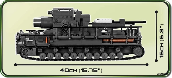 2530 Cobi Bouw Sets WW2 2530 60cm Karl-Gerat 040 Adam 3 2530 Cobi Bouw Sets WW2 2530 60cm Karl-Gerat 040 Adam - Afbeelding 3