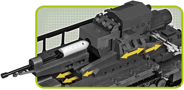 2530 Cobi Bouw Sets WW2 2530 60cm Karl-Gerat 040 Adam 6 2530 Cobi Bouw Sets WW2 2530 60cm Karl-Gerat 040 Adam - Afbeelding 6