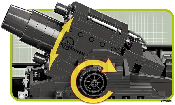 2530 Cobi Bouw Sets WW2 2530 60cm Karl-Gerat 040 Adam 7 2530 Cobi Bouw Sets WW2 2530 60cm Karl-Gerat 040 Adam - Afbeelding 7