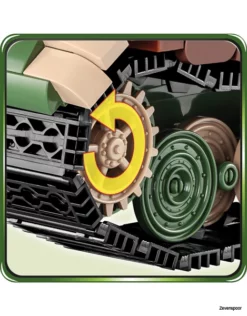 2540 Cobi Bouw Sets PzKpfw VI Ausf. B Königstiger -Modelfiguren Verkoop 2024 CO2540 4