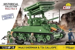 2569 Cobi Bouw Sets M4A3 Sherman & T34 Calliope – Executive Editon