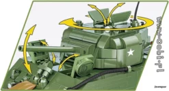 2570 Cobi Bouw Sets M4A3 Sherman -Modelfiguren Verkoop 2024 CO2570 3