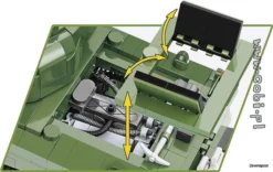2570 Cobi Bouw Sets M4A3 Sherman -Modelfiguren Verkoop 2024 CO2570 4