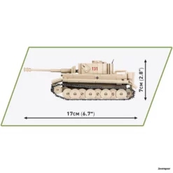 2710 Cobi PzKpfw VI Tiger 131 7 2710 Cobi PzKpfw VI Tiger 131 -Modelfiguren Verkoop 2024 CO2710 4