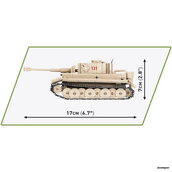 2710 Cobi PzKpfw VI Tiger 131 4 2710 Cobi PzKpfw VI Tiger 131 - Afbeelding 4