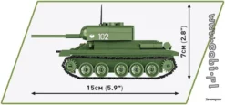 2716 Cobi WWII T-34-85 -Modelfiguren Verkoop 2024 CO2716 6