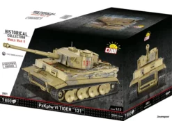 2801 Cobi Bouw Sets TIGER I No 131 Scale 1:12 The Tank Museum EXECUTIVE EDITION 7800 PCS HC WWII -Modelfiguren Verkoop 2024 CO2801 2