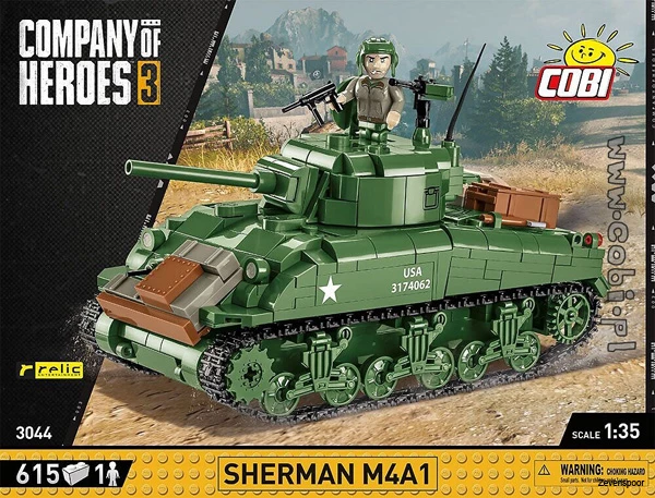 3044 Cobi Bouw Sets Sherman M4A1 1 3044 Cobi Bouw Sets Sherman M4A1