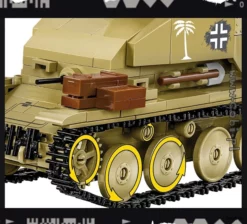 3050 Cobi Bouw Sets Marder III Sd.Kfz.139 11 3050 Cobi Bouw Sets Marder III Sd.Kfz.139 -Modelfiguren Verkoop 2024 CO3050 5