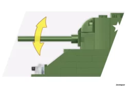 3063 Cobi Bouw Sets M4 Sherman Tank / 1:48 Schaal -Modelfiguren Verkoop 2024 CO3063 3