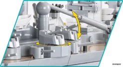 4835 Cobi WWII BATTLESHIP GNEISENAU -Modelfiguren Verkoop 2024 CO4835 5