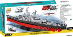 4836 Cobi WWII IOWA-CLASS BATTLESHIP- EXECUTIVE EDITION 19 4836 Cobi WWII IOWA-CLASS BATTLESHIP- EXECUTIVE EDITION -Modelfiguren Verkoop 2024 CO4836 9