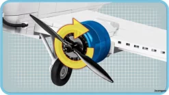 5711 Cobi Bouw Sets Junkers JU-52/3M G4E -Modelfiguren Verkoop 2024 CO5711 5