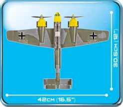 5716 Cobi Bouw Sets Messerschmitt BF110B -Modelfiguren Verkoop 2024 CO5716 3