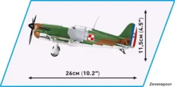 5724 Cobi Bouw Sets Morane-Saulnier MS.406 -Modelfiguren Verkoop 2024 CO5724 2