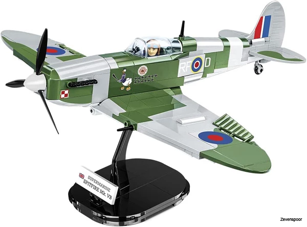 5725 Cobi WWII SUPERMARINE SPITFIRE MK.VB 335 KL 2 5725 Cobi WWII SUPERMARINE SPITFIRE MK.VB 335 KL - Afbeelding 2
