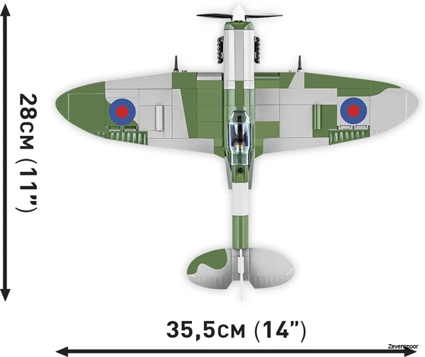 5725 Cobi WWII SUPERMARINE SPITFIRE MK.VB 335 KL 4 5725 Cobi WWII SUPERMARINE SPITFIRE MK.VB 335 KL - Afbeelding 4