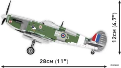 5725 Cobi WWII SUPERMARINE SPITFIRE MK.VB 335 KL 13 5725 Cobi WWII SUPERMARINE SPITFIRE MK.VB 335 KL -Modelfiguren Verkoop 2024 CO5725 4