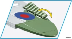 5725 Cobi WWII SUPERMARINE SPITFIRE MK.VB 335 KL 15 5725 Cobi WWII SUPERMARINE SPITFIRE MK.VB 335 KL -Modelfiguren Verkoop 2024 CO5725 6