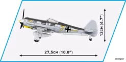 5741 Cobi Bouw Sets Historical Collection 5741 Focke-Wulf FW 190 A3 5741 -Modelfiguren Verkoop 2024 CO5741 4