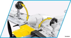 5741 Cobi Bouw Sets Historical Collection 5741 Focke-Wulf FW 190 A3 5741 -Modelfiguren Verkoop 2024 CO5741 7