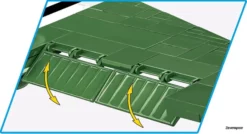 5743 Cobi Bouw Sets Historical Collection World War II 5743 Douglas C-47 Skytrain DAKOTA 5743 -Modelfiguren Verkoop 2024 CO5743 4