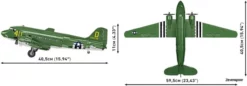 5743 Cobi Bouw Sets Historical Collection World War II 5743 Douglas C-47 Skytrain DAKOTA 5743 -Modelfiguren Verkoop 2024 CO5743 8