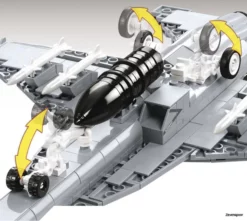 5805 Cobi Bouw Sets F/a 18E Super Hornet Scale 1:48 -Modelfiguren Verkoop 2024 CO5805 7