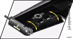 5837 Cobi Bouw Sets A-10 Thunderbolt II Warthog -Modelfiguren Verkoop 2024 CO5837 7