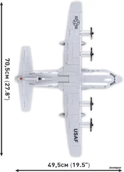 5839 Cobi Bouw Sets Lockheed C-130 Hercules -Modelfiguren Verkoop 2024 CO5839 4