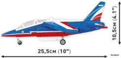 5841 Cobi Bouw Sets Armed Forces 5841 Alpha Jet Patrouille De France 5841 -Modelfiguren Verkoop 2024 CO5841 4