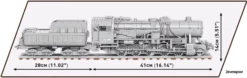 6281 Cobi Bouw Sets Historical Collection War Locomotive -Modelfiguren Verkoop 2024 CO6281 3